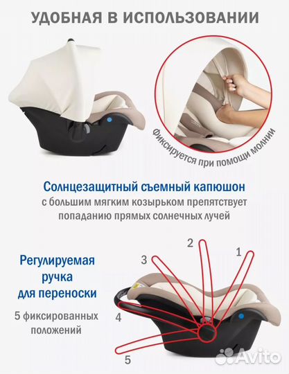 Детское автокресло от 0