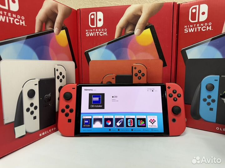 Новая Nintendo Switch Oled, Прошитая PicoFly, Игры