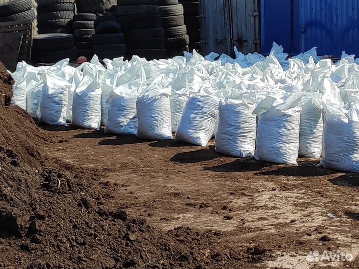 Земля плодородная в мешках