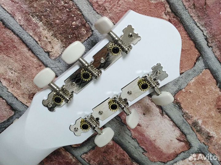 Гитара новая акустическая узкий гриф