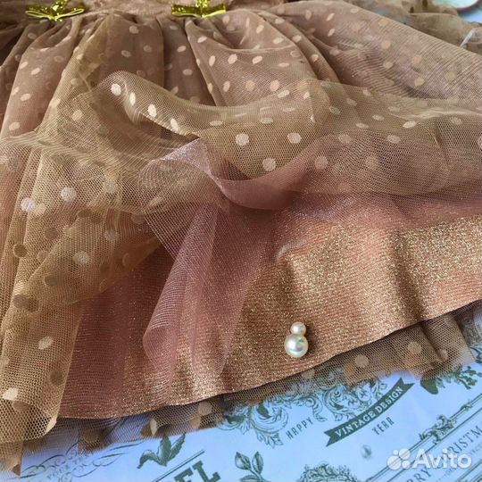 Детское нарядное платье на новый год