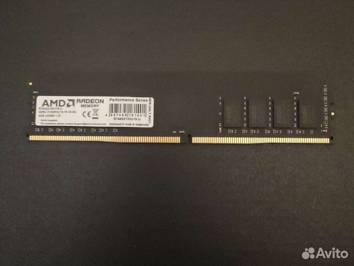 Оперативная ram ddr4 4гб 2133MHz