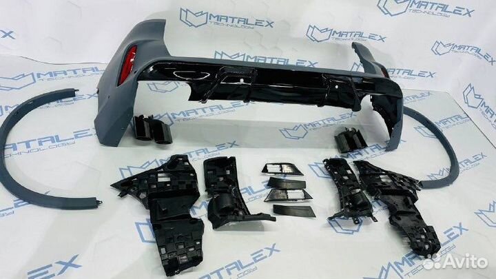 Задний бампер с расширением BMW X5 G05 в стиле X5M