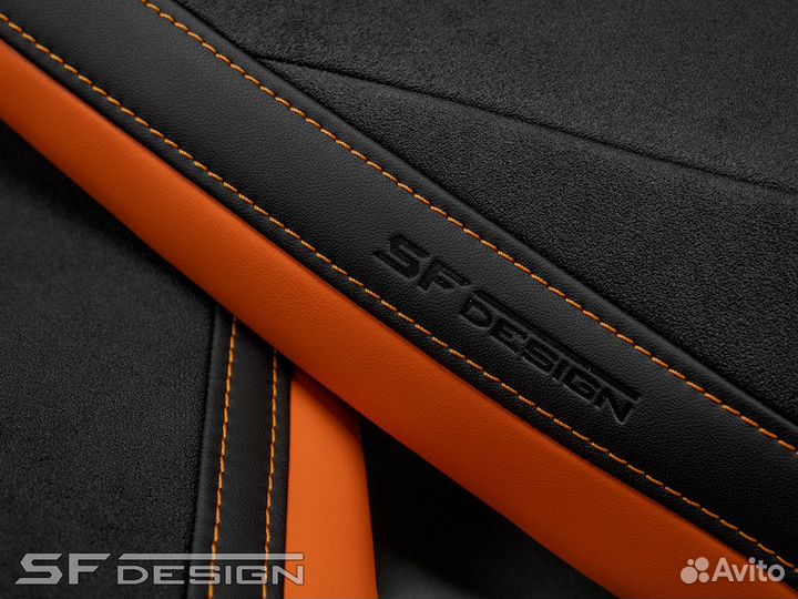 Сиденье для Kawasaki Z1000 Orange Moon Night Cloud