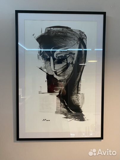 Картина «Наваждение» бумага, акрил