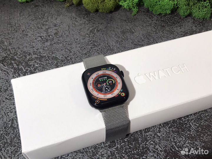 Apple Watch 9 c яблоком при включение + Гарантия
