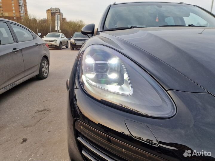 Фары Porsche Cayenne 958 LED вместо ксенона дорест