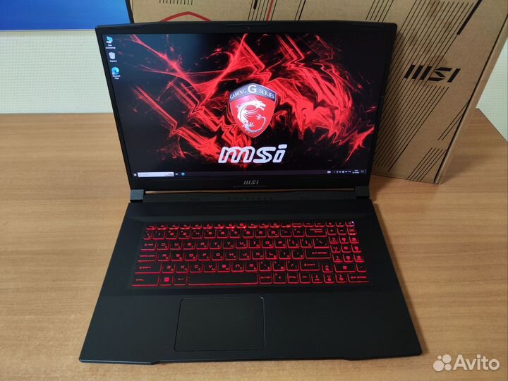 Игровой ноутбук MSI 17 / 16 ядер / RTX / 32gb