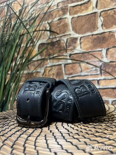 Ремень из натуральной кожи hugo boss