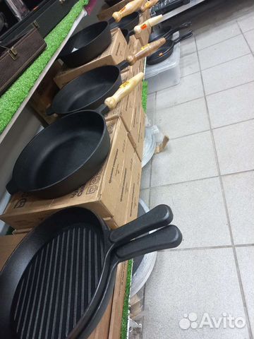 Чугунная сковорода Есть все размеры