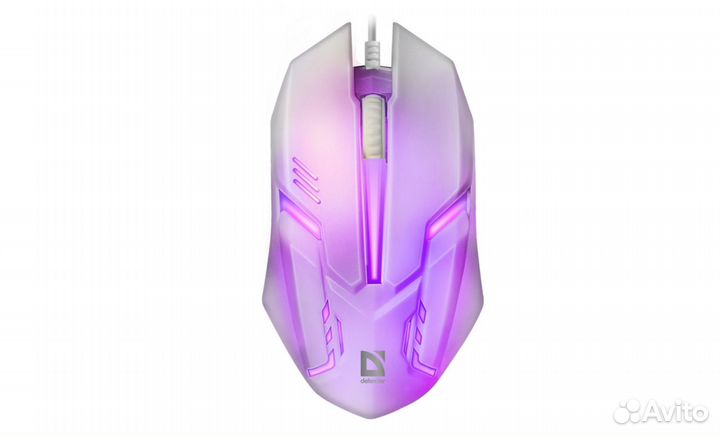 Мышь Defender Сyber MB-560L RGB White