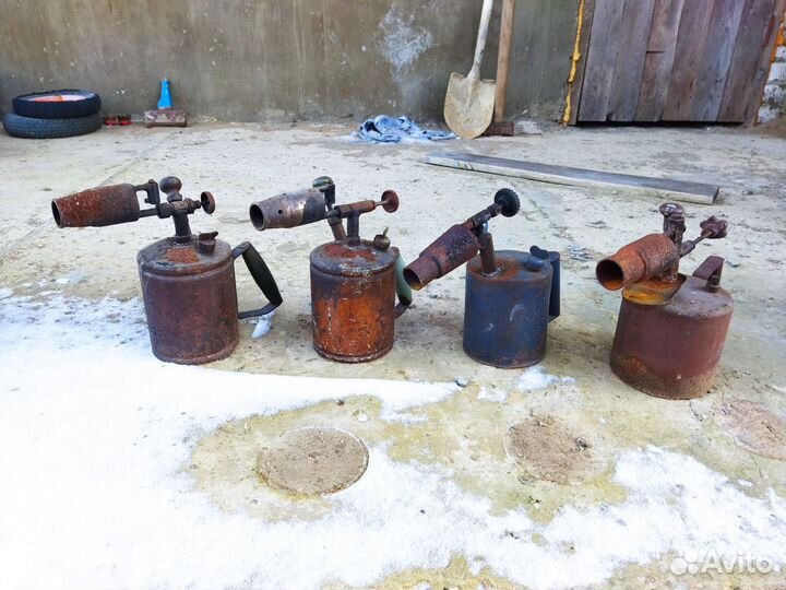 Лампы керосиновая и паяльная СССР