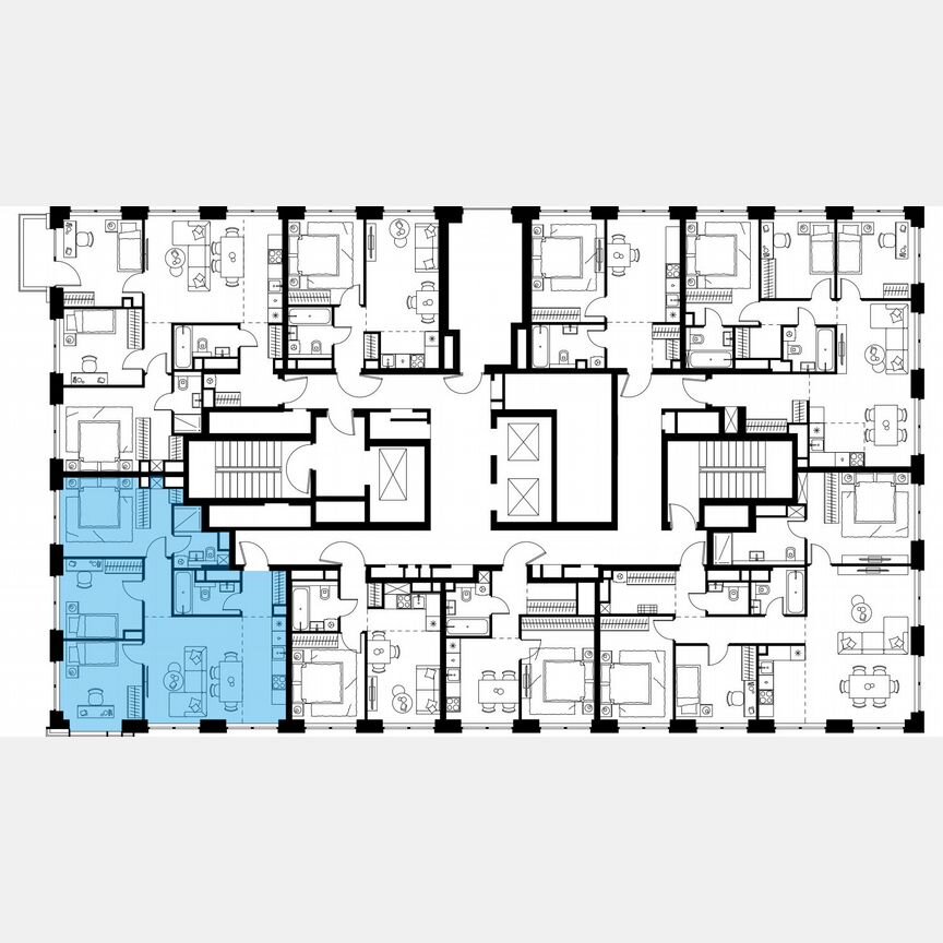 4-к. квартира, 75,3 м², 25/48 эт.