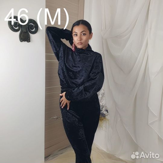 Джемпер велюр ediss