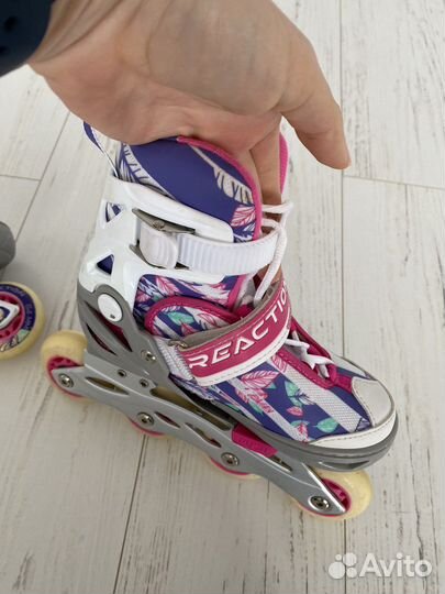 Роликовые коньки детские раздвижные