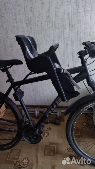 Детское кресло на велосипед переднее