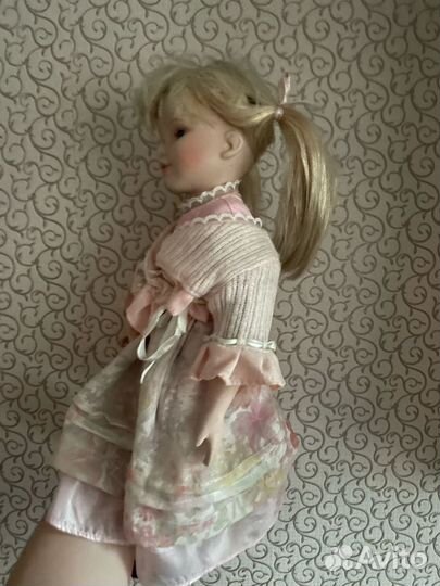 Кукла фарфоровая коллекционная большая