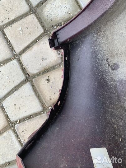 Задний бампер на Kia Rio 4 X-Line 2017-2020