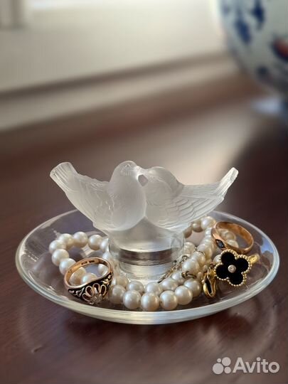 Блюдце для украшений антикварное R. Lalique