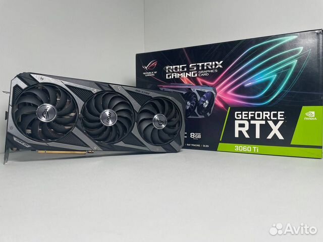 Asus RTX 3060ti ROG Strix купить в Москве | Электроника | Авито