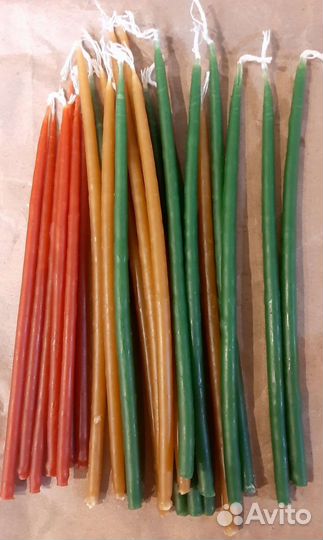 Свечи восковые натуральные