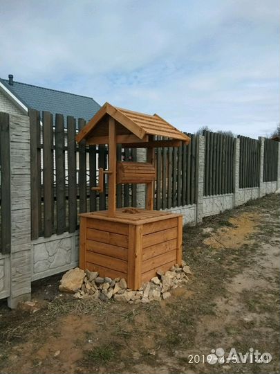 Колодец декоративный