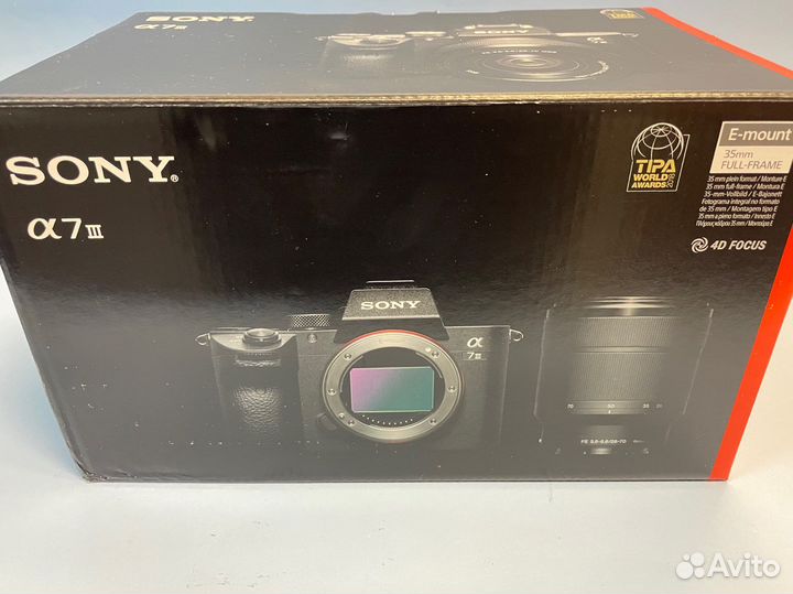 Sony Alpha a7 III (a7m3) Kit 28-70mm новый