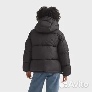 Куртка утепленная H&M Hooded, черный