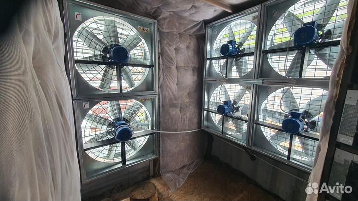 Вентилятор осевой с/без жалюзи