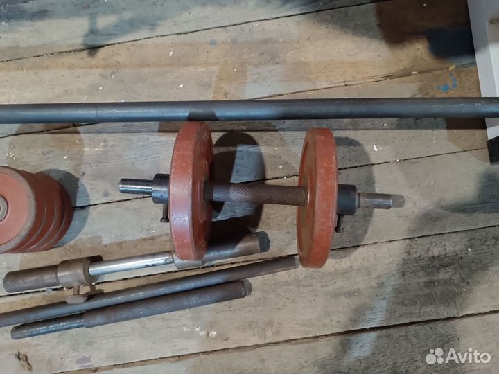 Лавка штанга гантеля