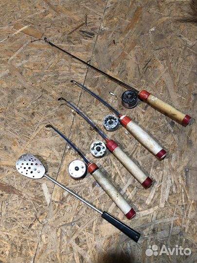 Удочки для зимней рыбалки ручной работы