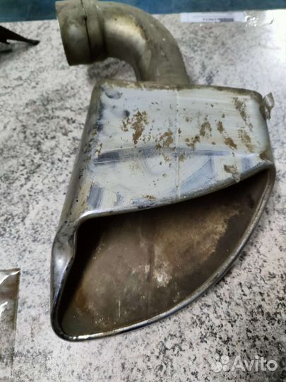 Глушитель левый volkswagen touareg 2 рестайлинг