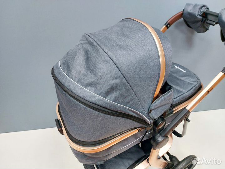 Детская коляска 2в1 трансформер утепленная