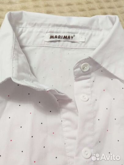 Рубашка белая для девочки