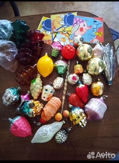Елочные игрушки СССР