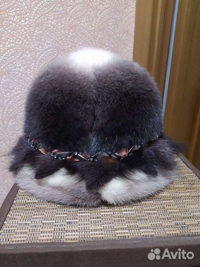 Шапка норковая женская