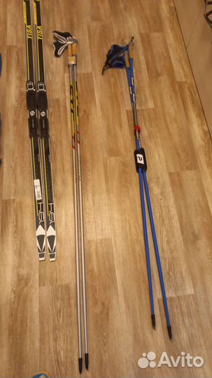 Лыжи и лыжные палки
