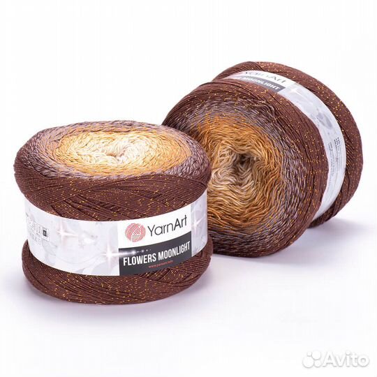 Пряжа yarnart flowers Moonlight