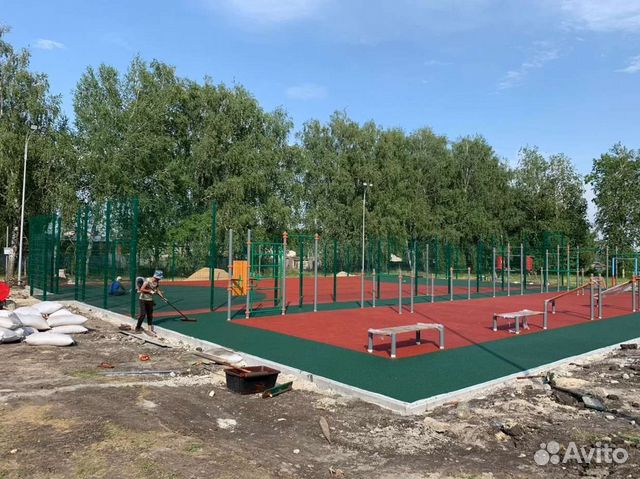 Резиновое покрытие для детской площадки  в Челябинске | Товары .