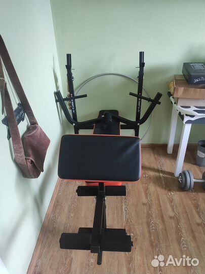 Скамья силовая многофункциональная под штангу Alpi