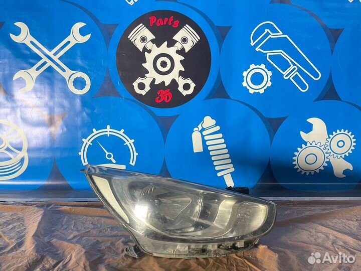 Фара правая Hyundai Solaris