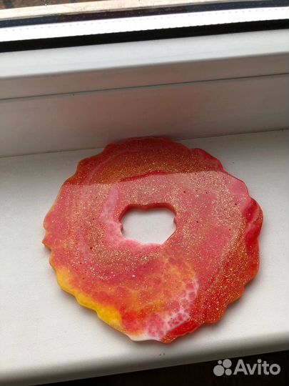 Подставка под горячее из эпоксидной смолы