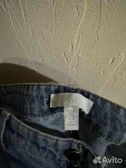 Прямые женские джинсы HM размер EUR40