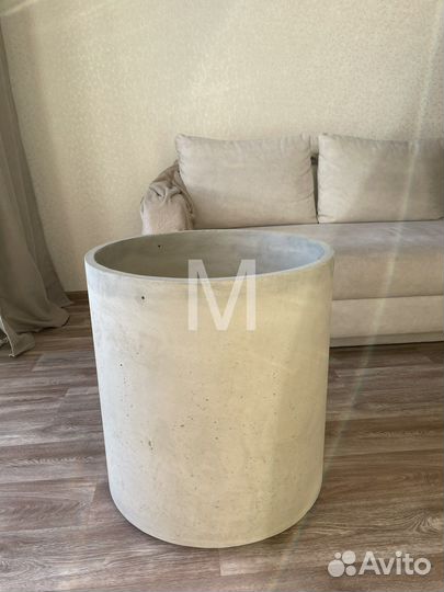 Кашпо из бетона любого размера