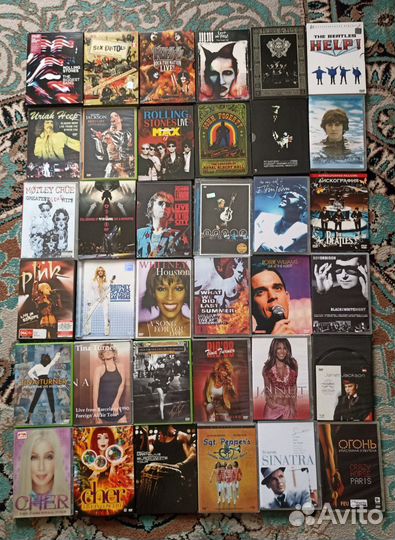 Коллекция DVD музыка