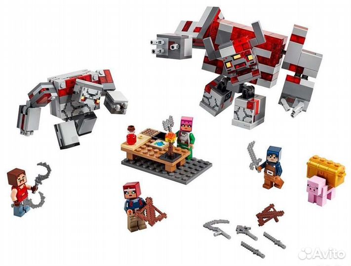 Конструктор Майнкрафт лего аналог