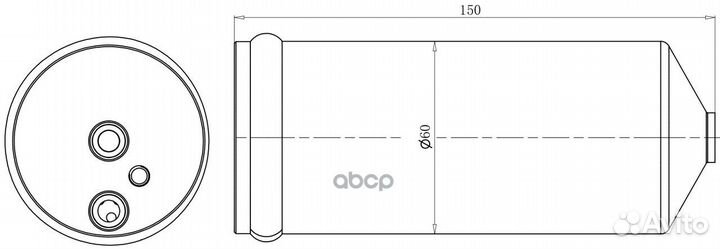 Осушитель кондиционера nissan almera 05- LCR1405