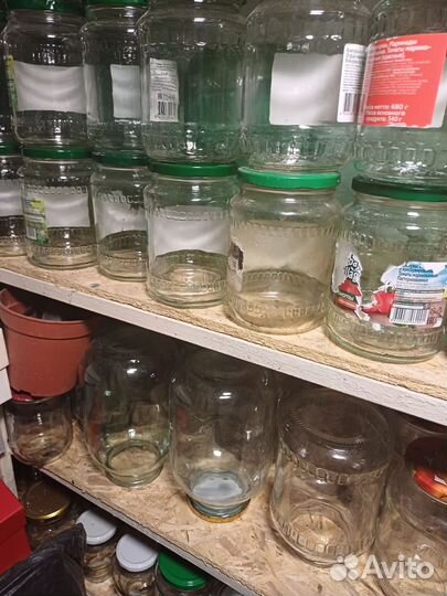 Банки с винтовой крышкой 0,7л- 60шт в наличии