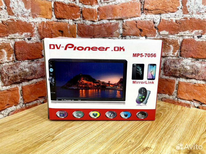 Магнитола 2 din pioneer MP5