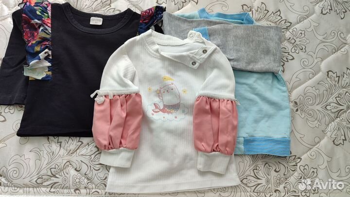 Одежда пакетом для девочки 74-80